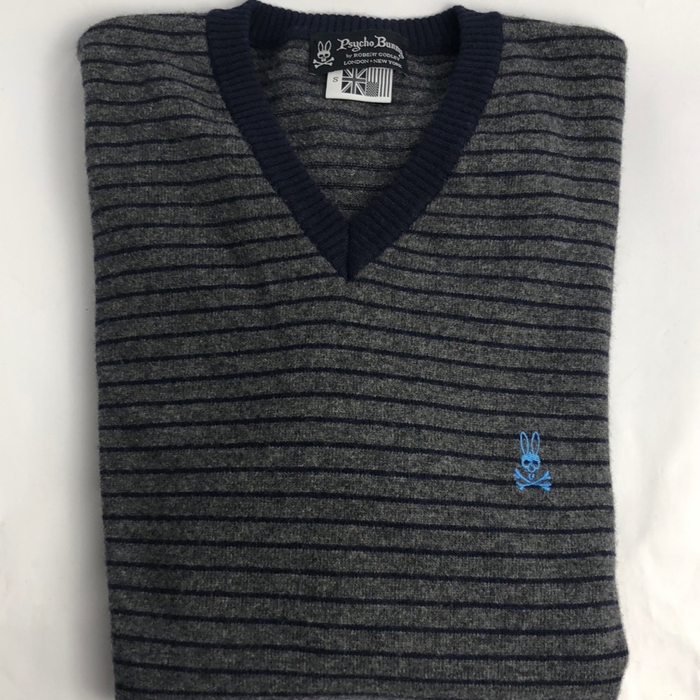 New Psycho Bunny sweater men size S - Picture 2 of 8